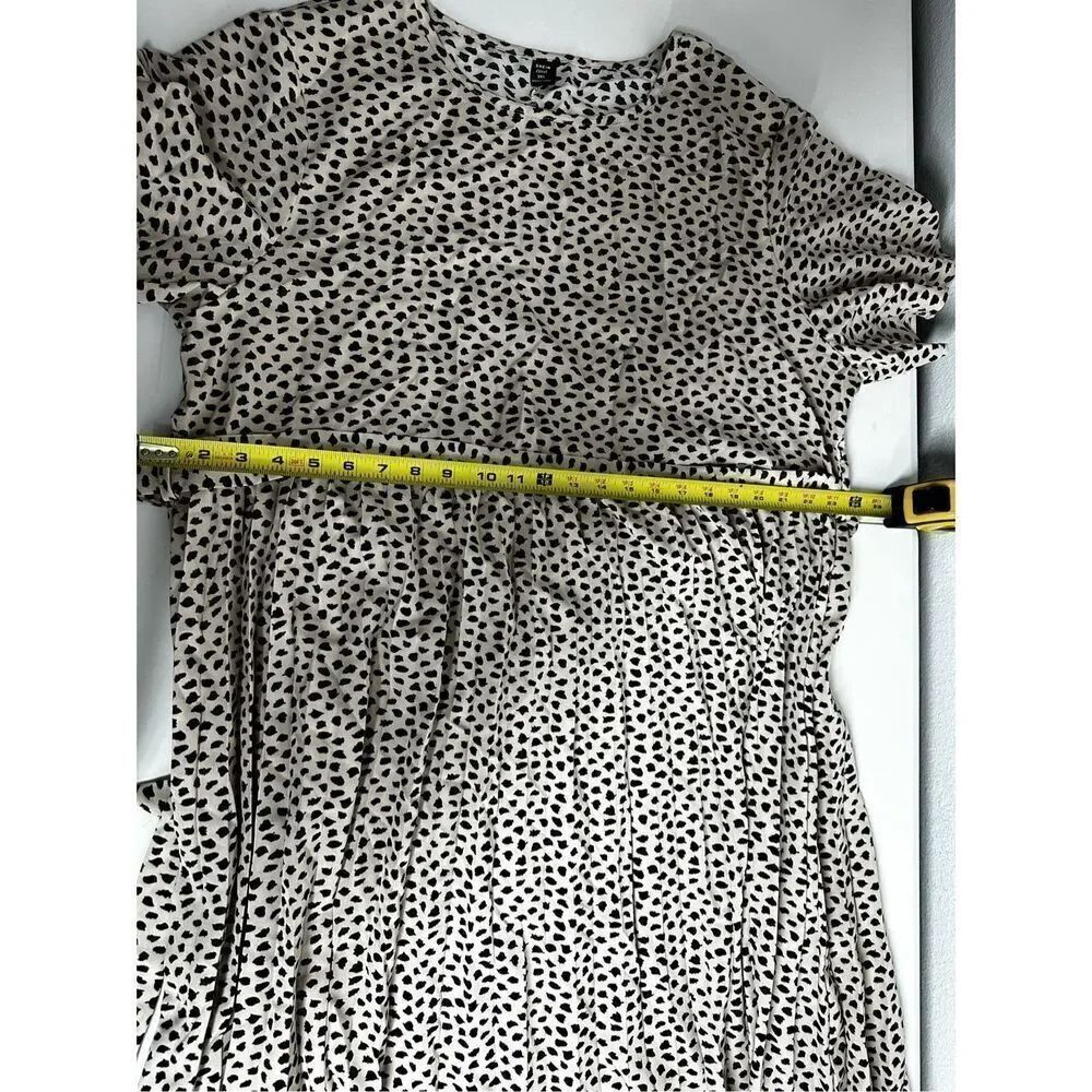 Shein Curve Bohemian Graphic Print Butterfly Sleeve Belted Dress Sz 4X Pink - Picture 11 of 15